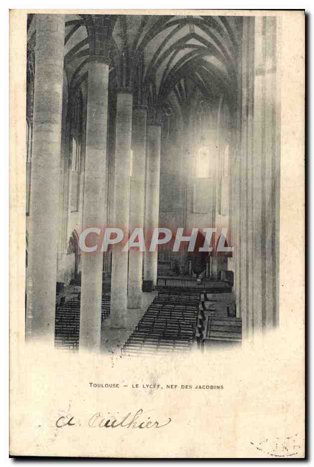 CPA Toulouse Le Lyce Rue des Jacobins