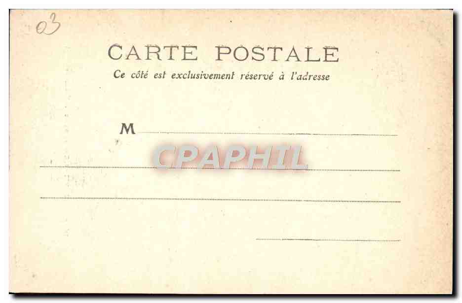 CPA Vichy Entree du Nouvel Etablissement — Rückseite