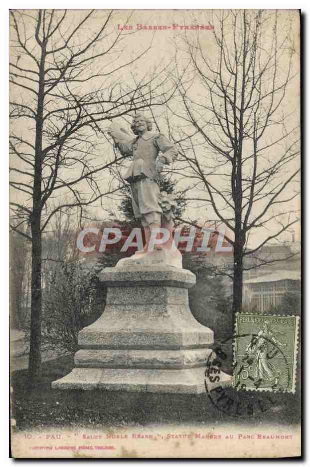 Pau - Statue du Maréchal de France au Parc Beaumont — Éditions Lacombe, n°10