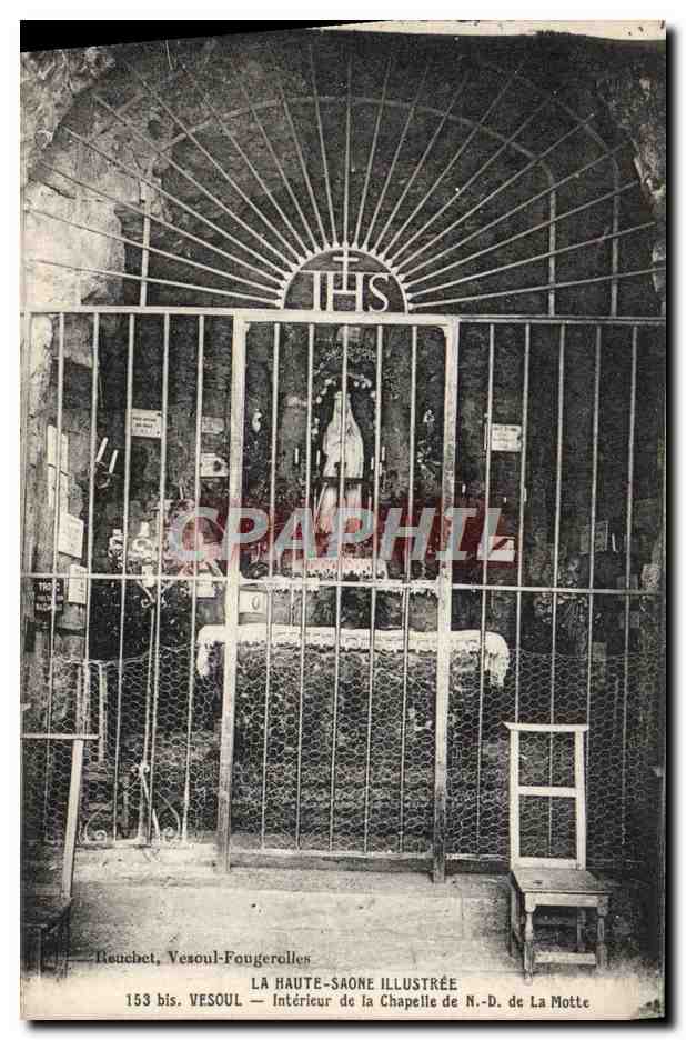 CPA Vesoul Interieur De La Chapelle De ND de la Motte