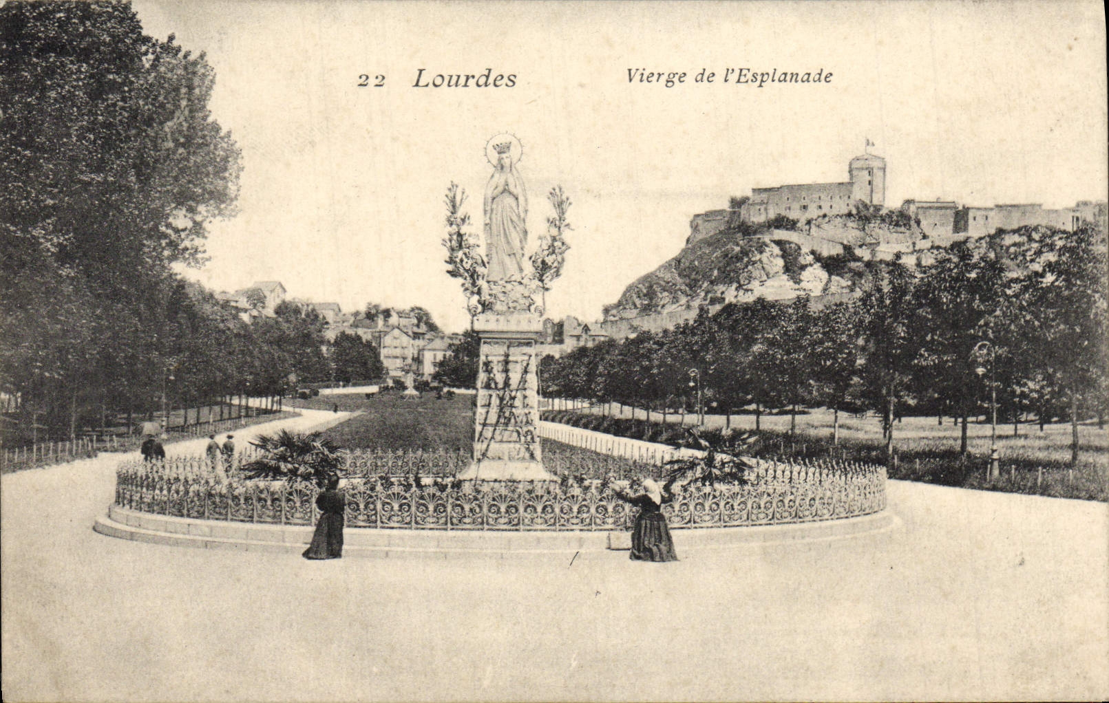 CPA Lordes Vierge De I'Esplanade