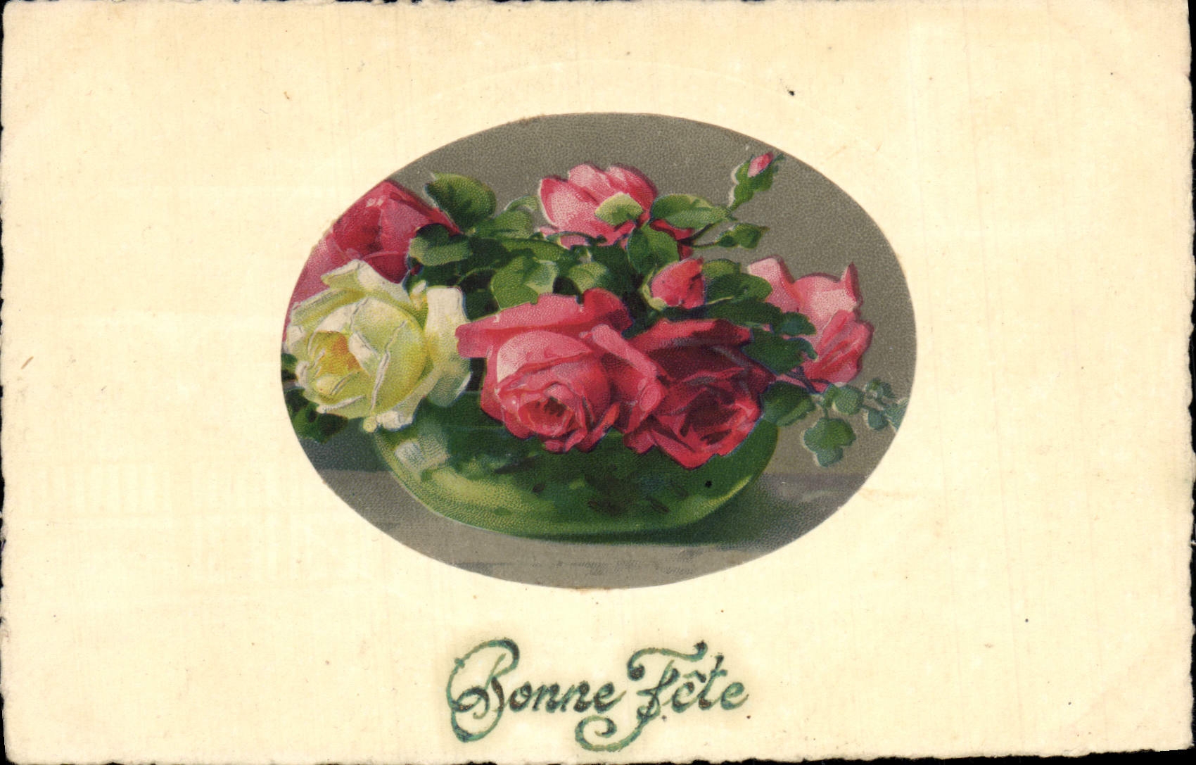 CPA Bonne Fete Fleurs