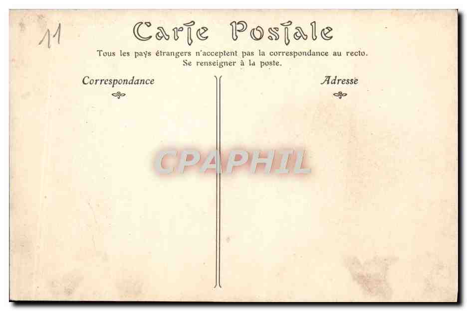 CPA Carcassonne Vue Prise Au Nord Est — Rückseite