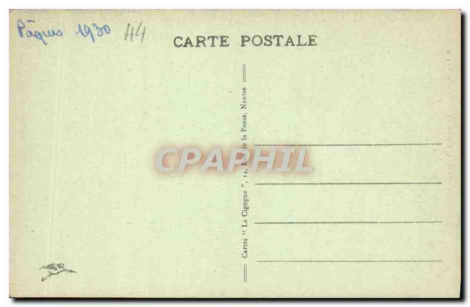 CPA Nantes Maison Rue De Verdun — Rückseite