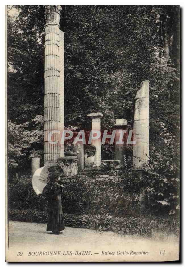 CPA Bourbonne Les Bains Ruines Gallo Romaines