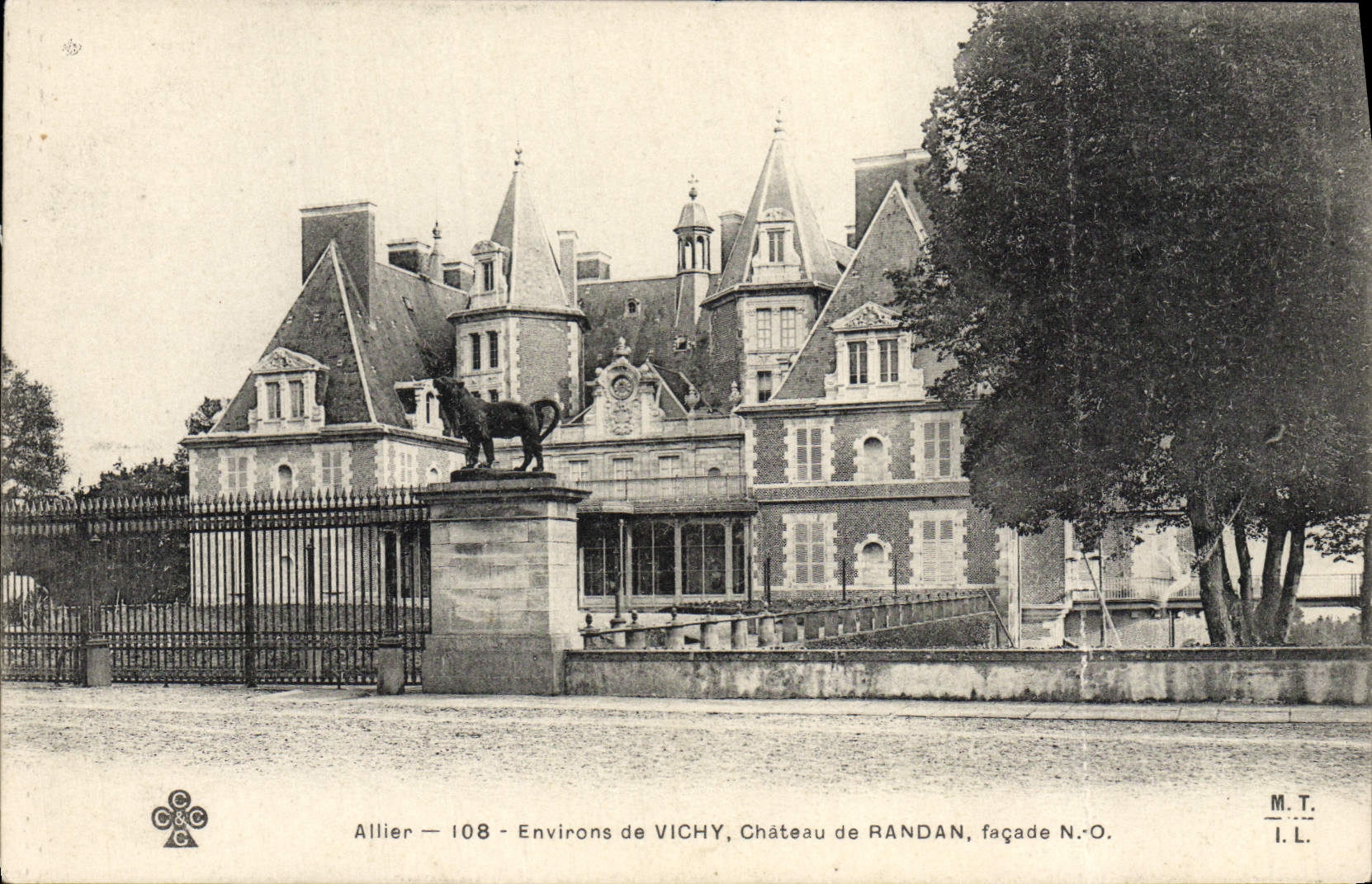 Château de Randan — Environs de Vichy — Allier — N°108 — M.T. I.L.