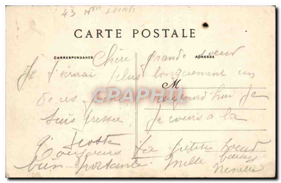 CPA Sainte Marguerite Rochers de Chemoulin — Rückseite