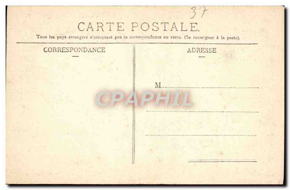 CPA Cette Vue Generale Et La Mer — Rückseite