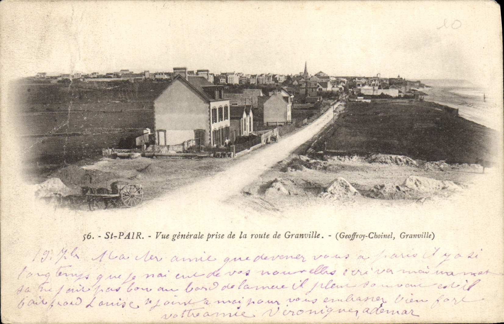 St-Pair - Vue générale prise de la route de Granville — Geoffroy-Choinel, Granville