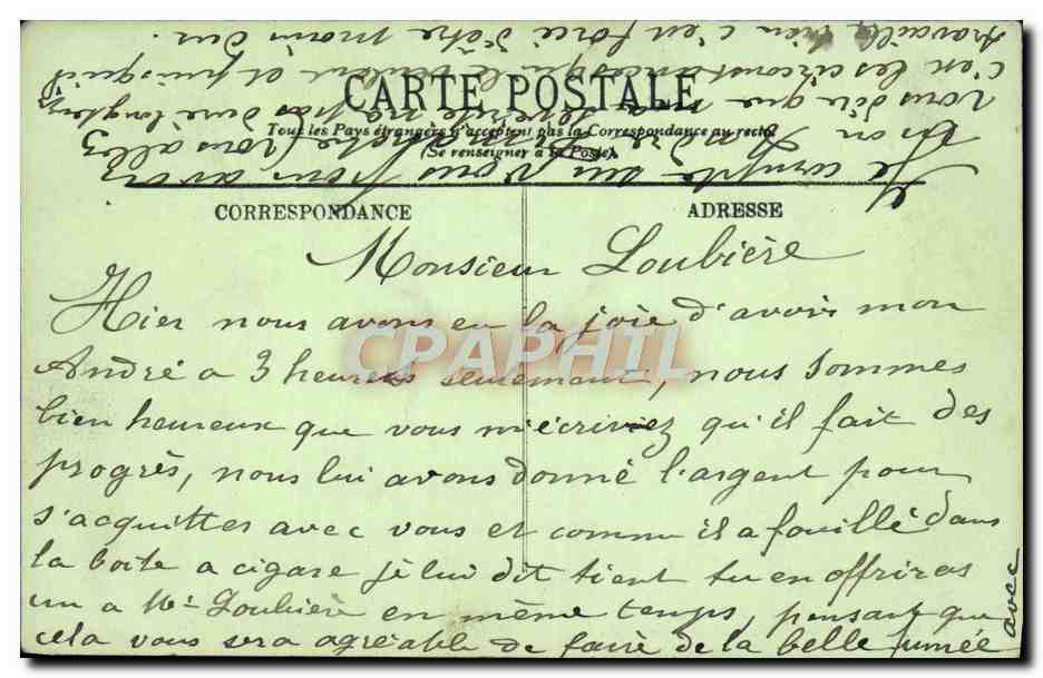 CPA Versailles Bains d'Apollon  — Verso
