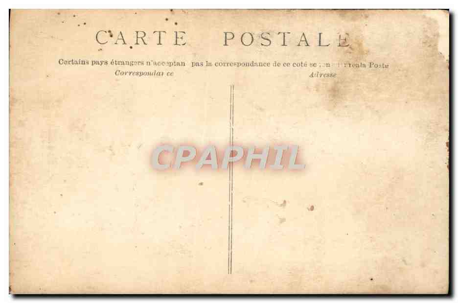 CARTE PHOTO Famille — Verso