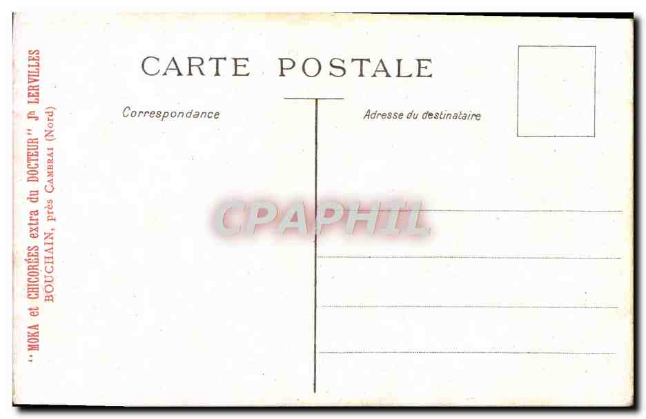 CPA Bouchain Pres Cambrai Fantaisie Paysage — Rückseite