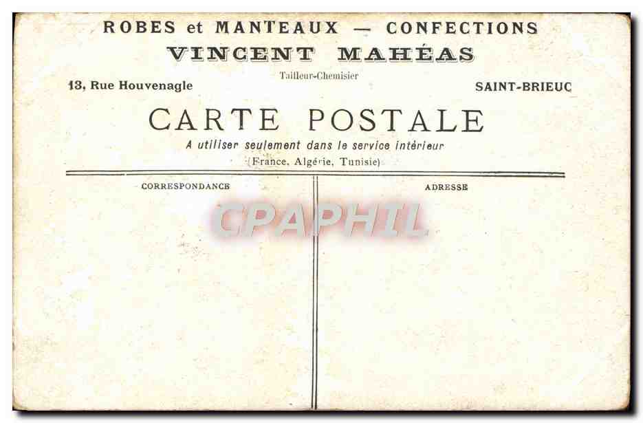 CPA Deux Amis Femme Enfants — Verso