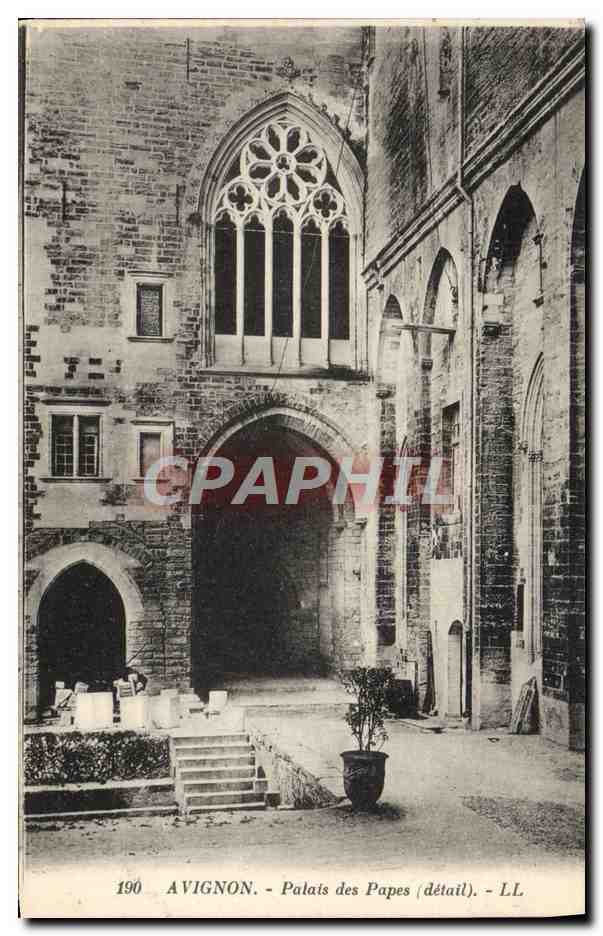 CPA Avignon Palais Des Papes