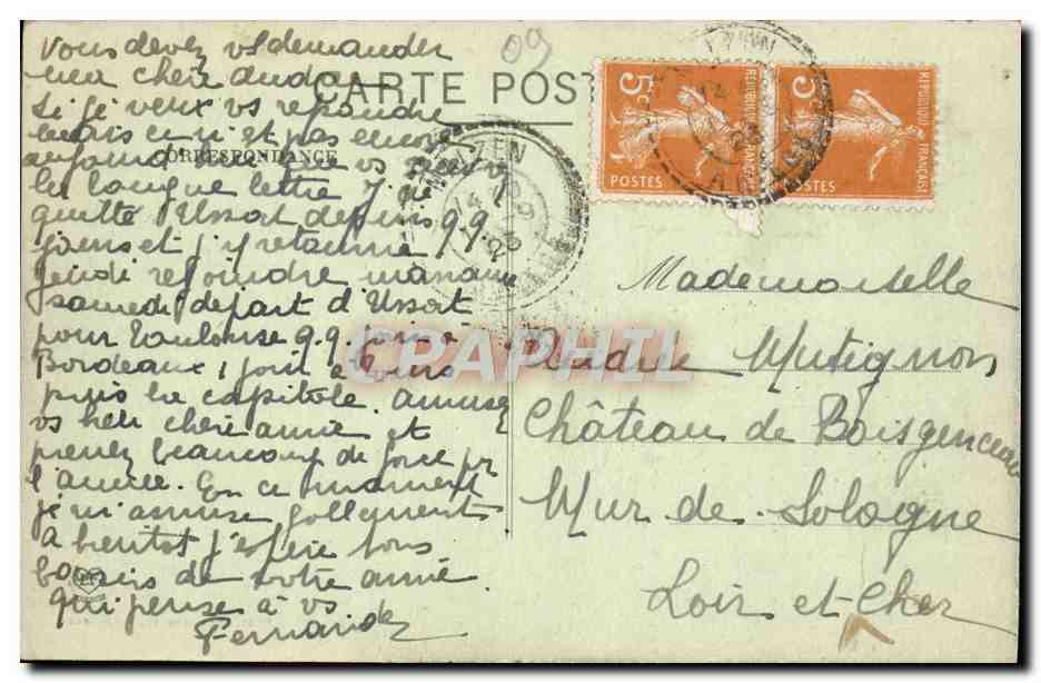Route de Saint-Paul à Lavelanet — Le St-Barthélemy et Le Fourcat — L'Ariège — Phot. Labouche Fr. — Toulouse — Reverso