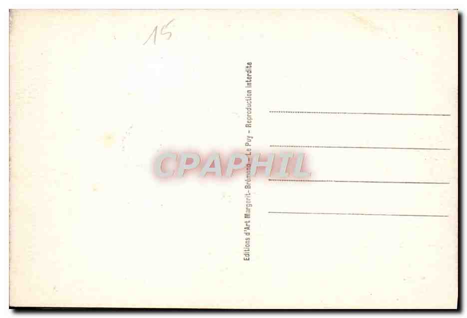 CPA St Flour Faubourg Vue Generale Nord Ouest — Verso