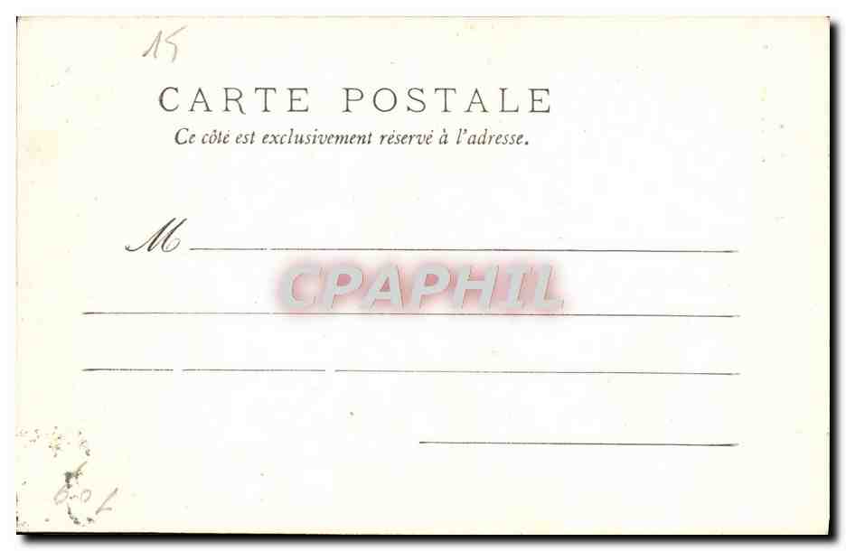 CPA Aurillac Maison Consulaire — Rückseite