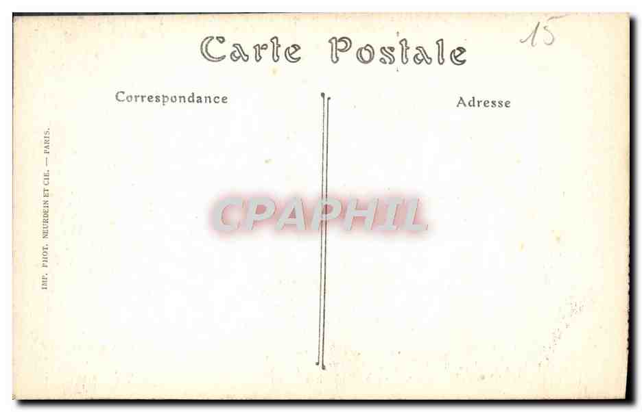 CPA Garabit Chemin De Fer De Neussargues A Beziers Le viaduc et la vallee de la Truyere — Verso