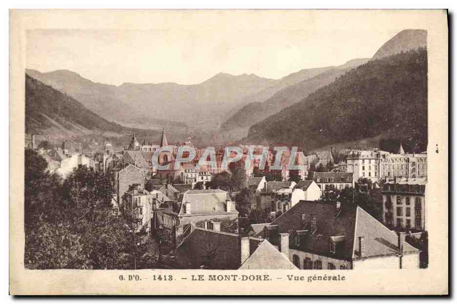 CPA Le Mont Dore Vue Generale