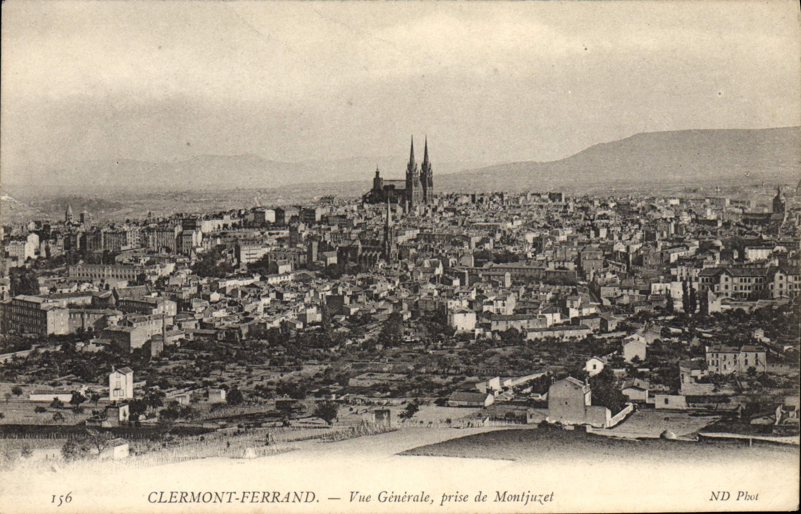 CPA Clermont Ferrand Vue Generale Prise De Montjuzet