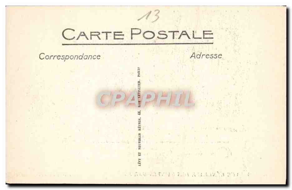CPA Vue generale des Saintes Maries Moutons — Rückseite