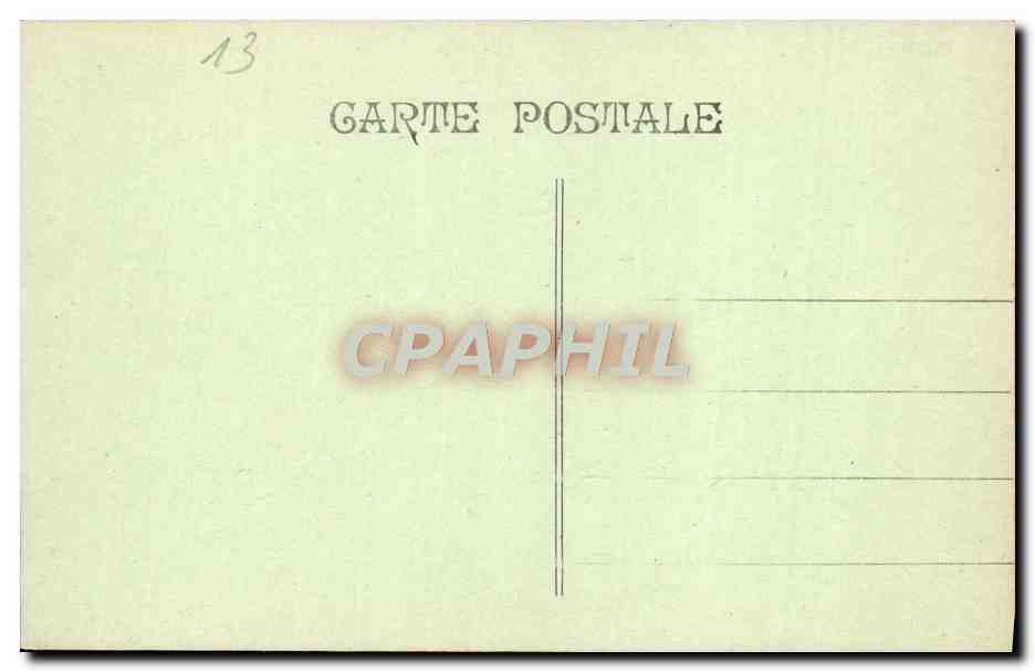 CPA Marseille ND De La Garde — Verso