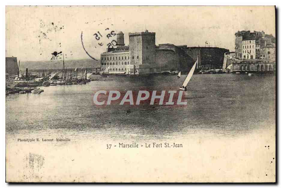CPA Marseille Le Fort St Jean