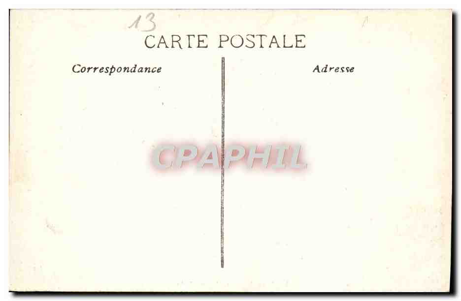 CPA Marseille La Corniche Anse Du Prophete — Verso