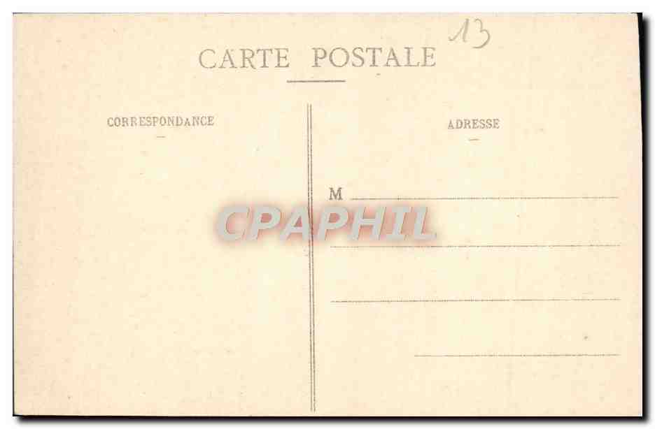 CPA Marseille Vue Generale Sur ND de la Garde — Rückseite