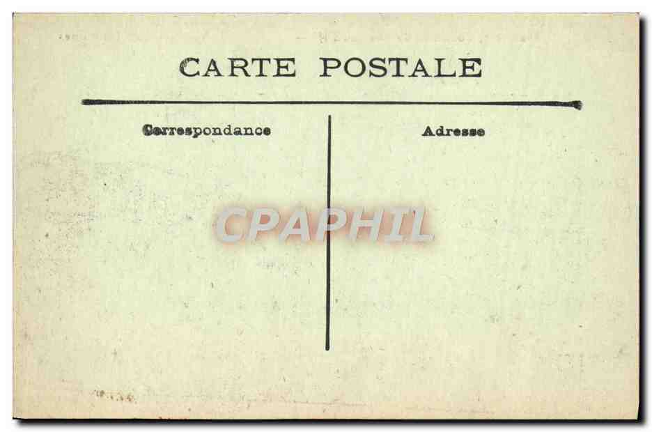 CPA Marseille Collection Du Chateau d'If — Rückseite
