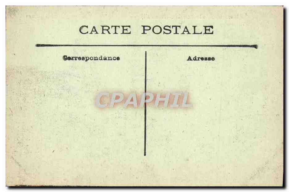 CPA Marseille Collection Du Chateau d'If — Rückseite