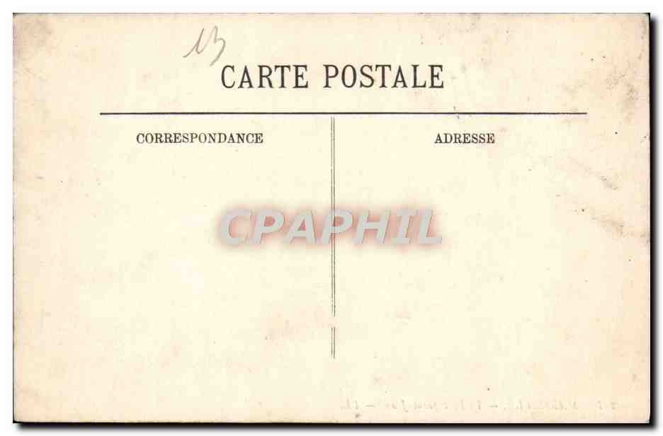 CPA Marseille Le Fort Saint Jean — Verso