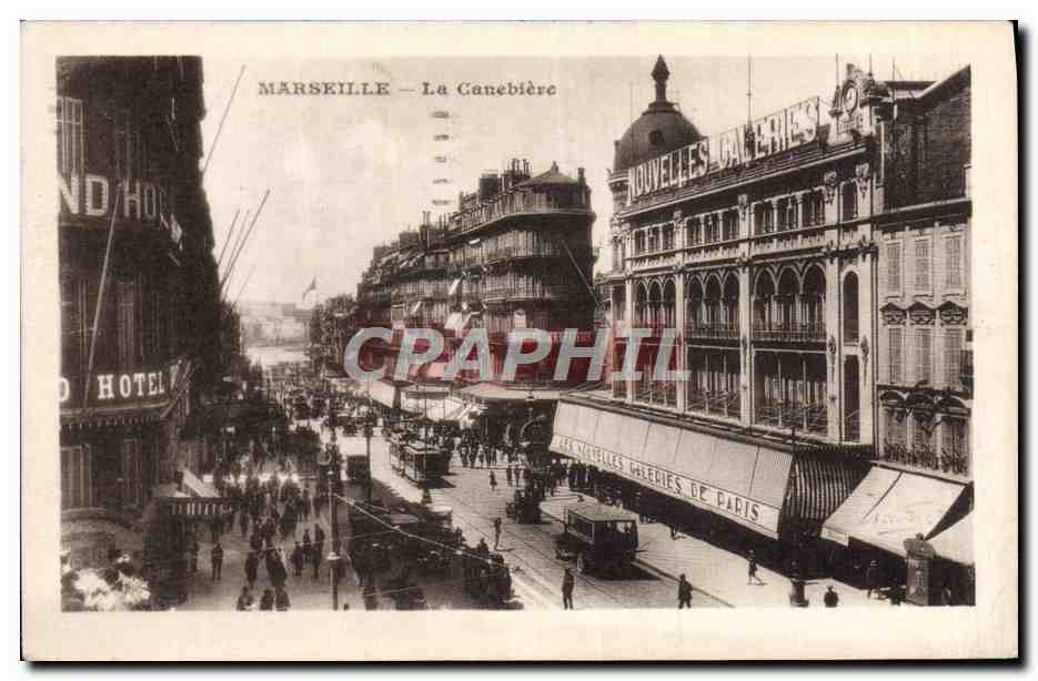 CPA Marseille La Canebiere 