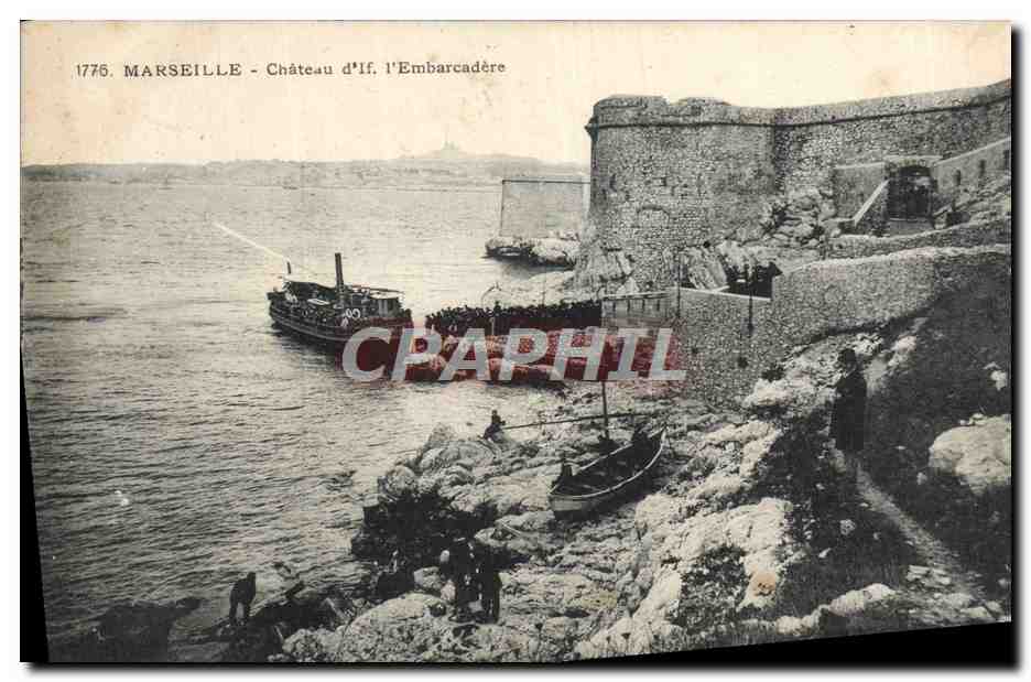 CPA Marseille Chateau d'If l'Embarcadere 