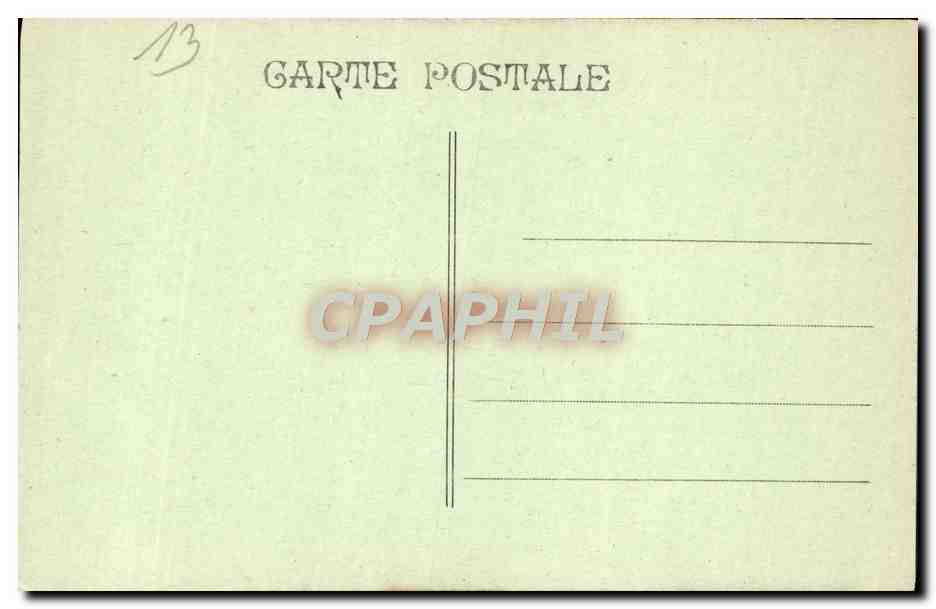 CPA Marseille Ascenceurs de Notre Dame de la Garde  — Verso