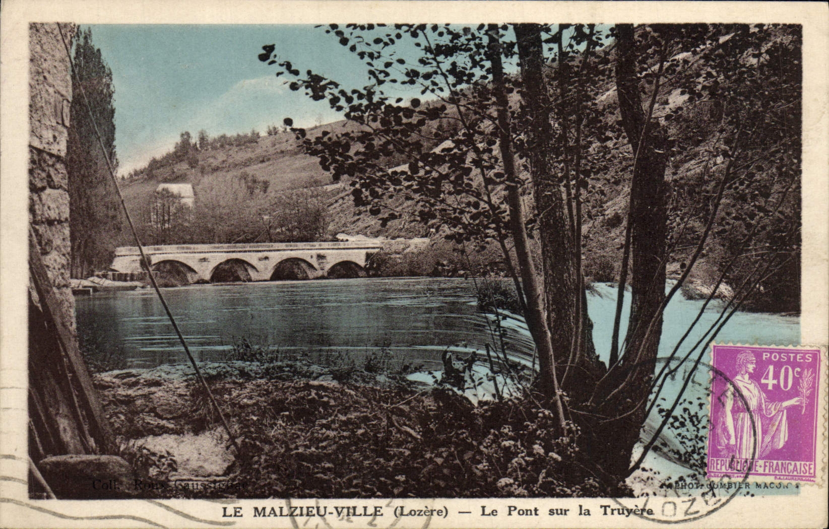 CPA Le Malzieu Ville Le Pont sur la Truyere 