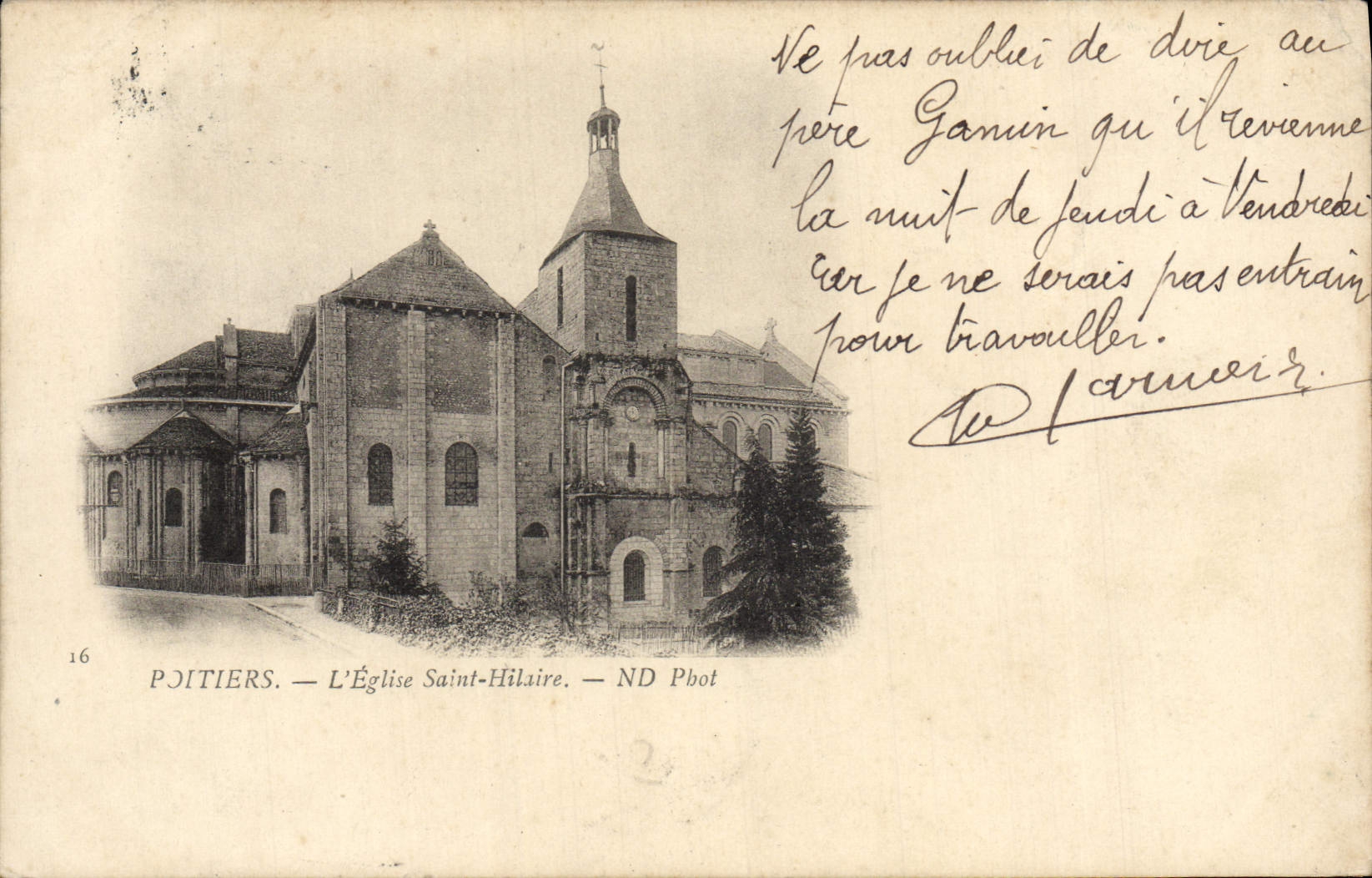 Poitiers — L'Église Saint-Hilaire — ND Pbot