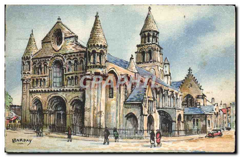 CPA Poitiers Notre Dame La Grande 