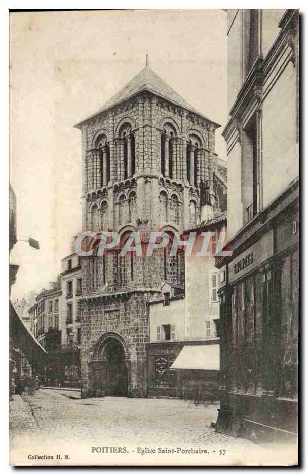 Poitiers - Church of Saint-Porchaire — Collection H. B. - n° 57