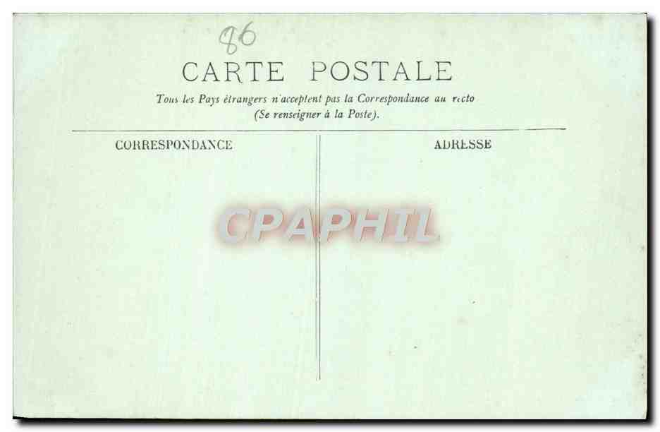 Poitiers — La Tour de Pont Achard — LL. n° 53 — Verso