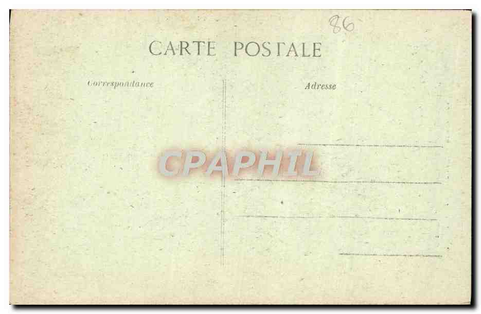 Lussac-lès-Château (Vienne) — L'Ermitage, vue prise au sud au bord de l'étang — Robuchon, phot. Pottier, n° 4.17 — Back