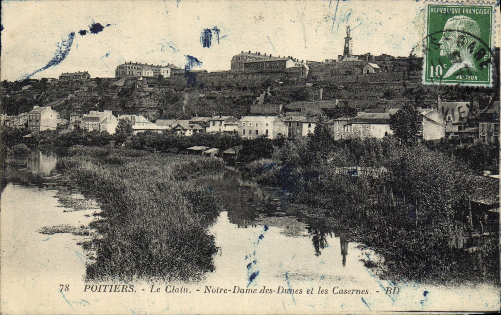Poitiers - Le Clain - Notre-Dame-des-Dunes et les Casernes - BD