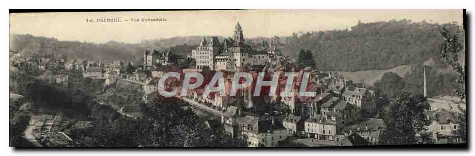Uzerche — Vue d'ensemble — éditeur non identifié, n° de série 3-4