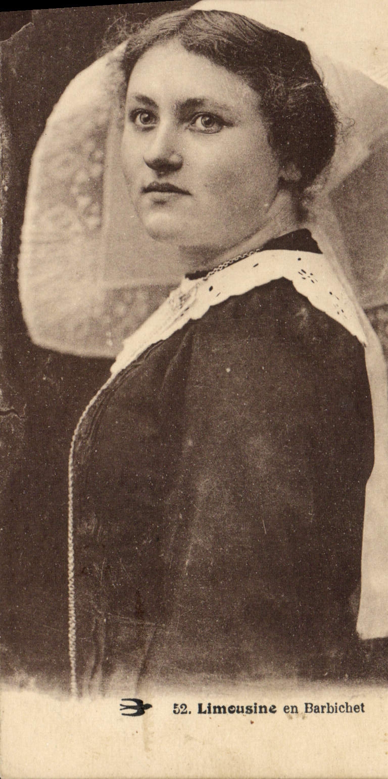 Limeusine en Barbichet — femme en coiffe traditionnelle — éditeur inconnu, n° 52