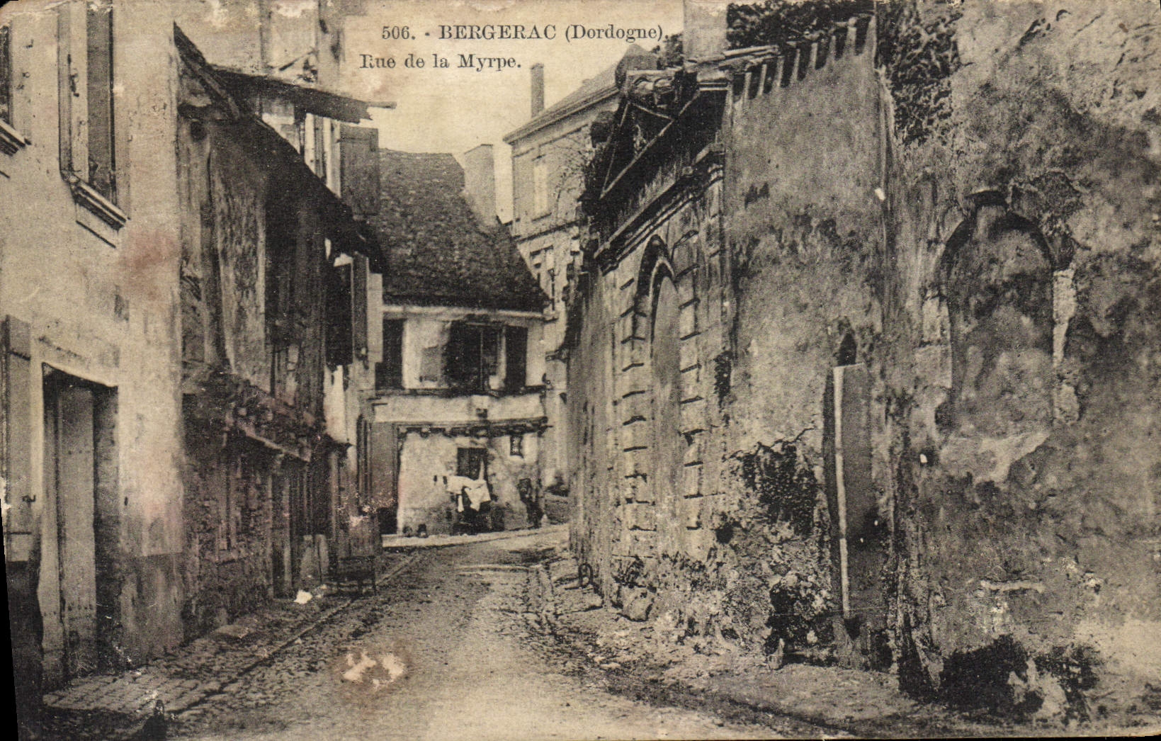 Bergerac (Dordogne) — Rue de la Myrpe — Éditée par V. Lefebvre, Libraire à Bergerac, n° 506
