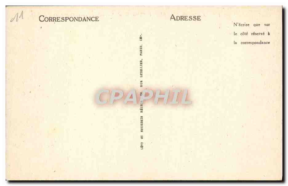 CPA Carcassonne L'Eglise Saint Nazaire  — Verso