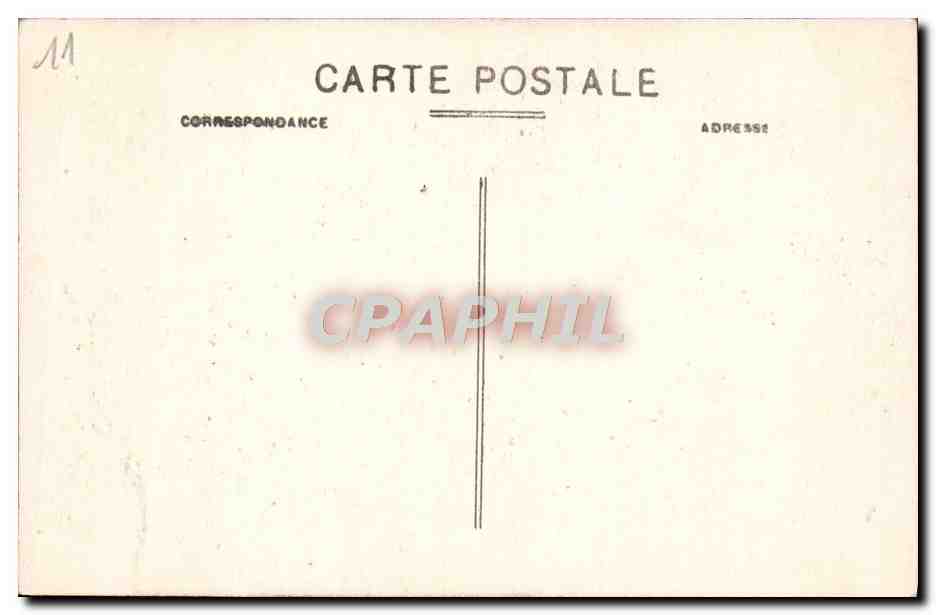Carcassonne — Tour de Justice — éditeur J. Broca, n°12 — Verso