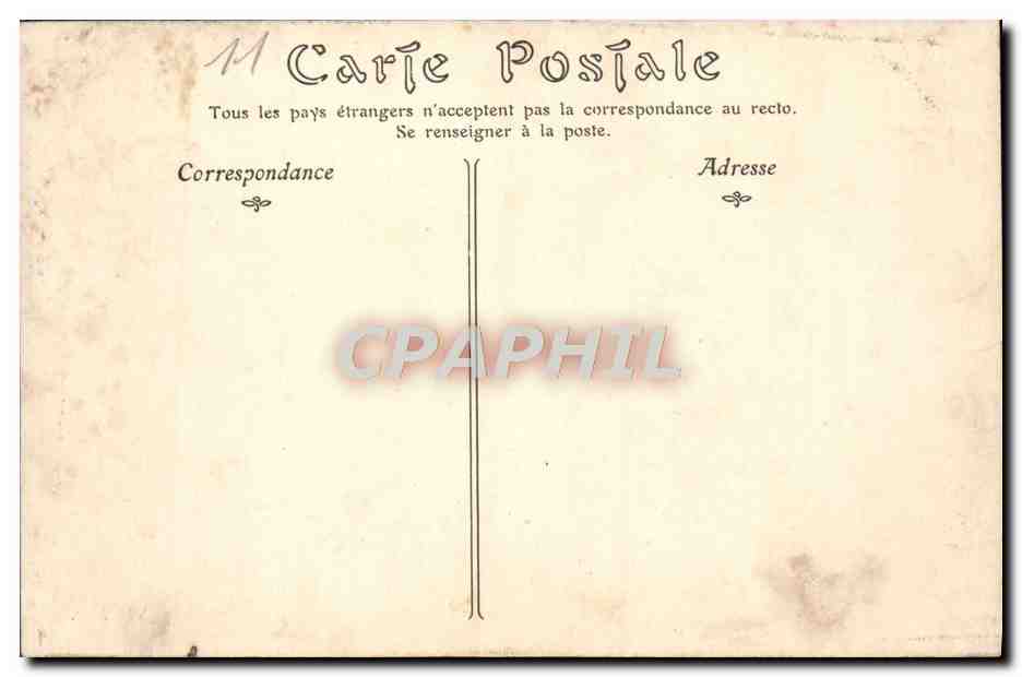CPA Carcassonne Le Pont Neuf le Vieux Pomt et la Cite  — Rückseite