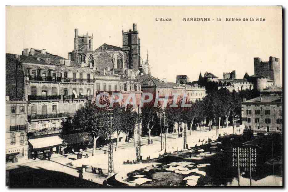 CPA Narbonne Entree de la Ville 