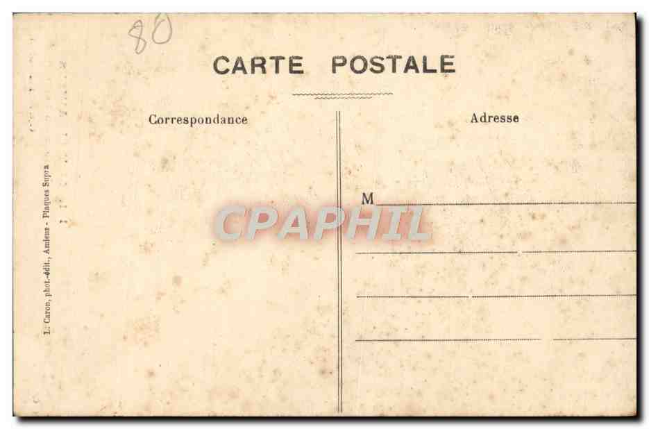 CPA Le Vieil Amiens Maison du Sagittaire  — Back